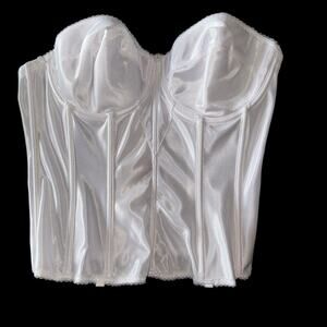 NWT Dominque Intimate Apparel - Juliette Corset- White- 36D